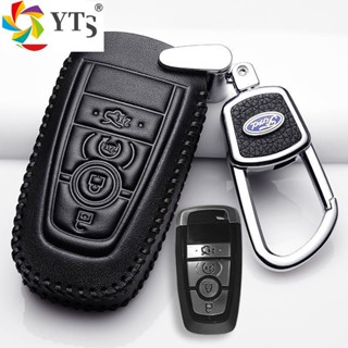 เคสกุญแจรีโมทรถยนต์ หนังวัวแท้ สําหรับ Ford Key Case mk4