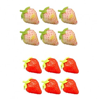 Fake Strawberry Eco-Friendly Lifelike Simulation Non-Toxic Plastic Foam