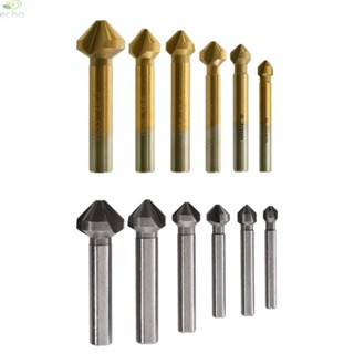 ดอกสว่านเจาะไม้ 3 ฟลุต HSS Countersink เหล็ก ความเร็วสูง