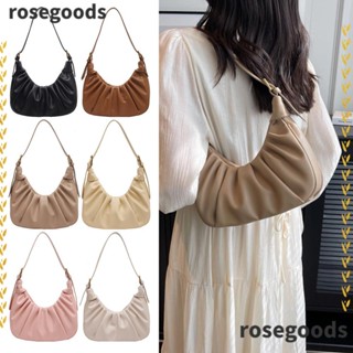 Rosegoods1 กระเป๋าสะพายไหล่ ทรงคลัทช์ ขนาดเล็ก แฟชั่นสําหรับผู้หญิง