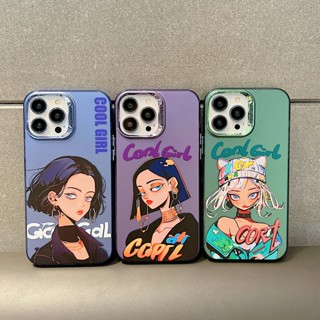 NEW! for cool girl phone case เคสไอโฟน11 เคสไอโฟน14 pro max เคสโทรศัพท์มือถือ กันกระแทก ลายการ์ตู ไอโฟน รุ่น i11 14pro 14promax i12 12pro 12promax i13 13pro 13promax 14 Pro max