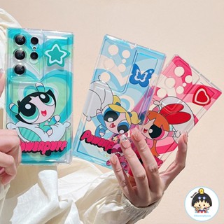 เคสโทรศัพท์มือถือ TPU นิ่ม ปิดด้านหลัง กันกระแทก ลายการ์ตูน Powerpuff Girl น่ารัก สําหรับ SAMSUNG A10 A51 A04E A04 A23 S23 S22 Ultra A31 A12 A50 A50s A30s A32 A10S M10S A13 A04S