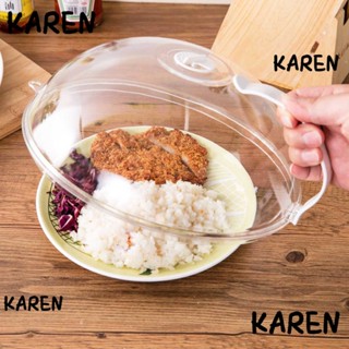 Karen ฝาครอบอาหาร พลาสติก กันกระเด็น สําหรับไมโครเวฟ