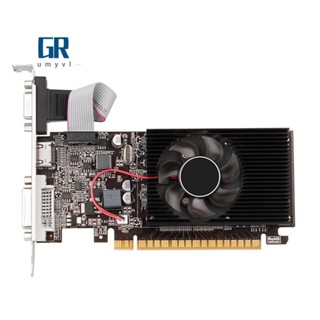 การ์ดจอ GT610 1GB DDR3 64Bit การ์ดวิดีโอ VGA HD DVI เดสก์ท็อป สํานักงาน เกม