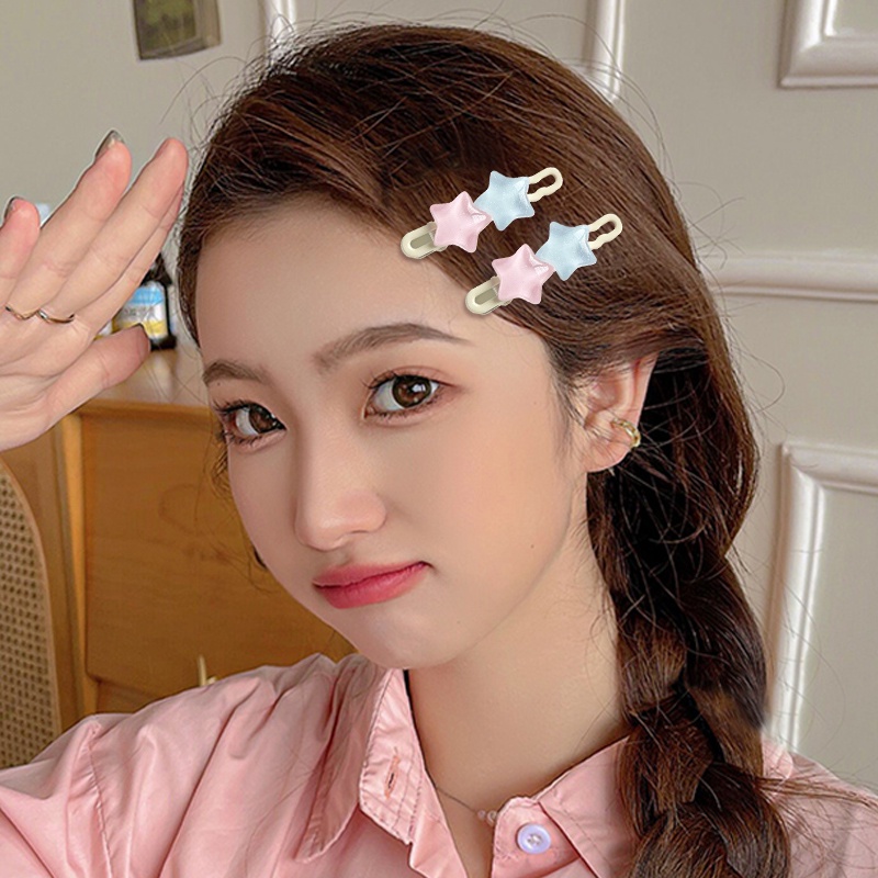 พร้อมส่ง❤️กิ๊บติดผม y2kรูปดาวห้าแฉกเกาหลีแบบใสน่ารักหวานแหววสําหรับเด็กผู้หญิงไปโรงเรียนCODเก็บเงินปลายทาง