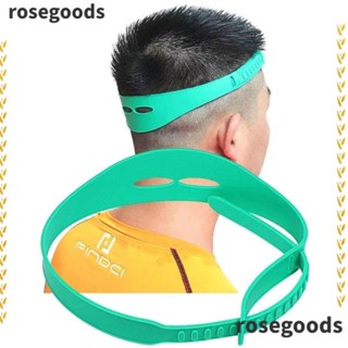 Rosegoods1 เทมเพลตซิลิโคน แบบพกพา ปรับขนาดได้ สําหรับโกนหนวด