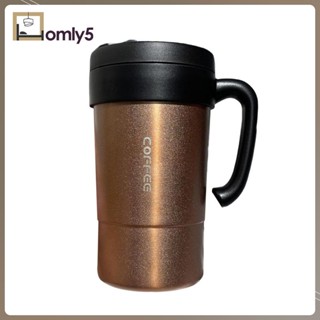 [Homyl5] แก้วกาแฟสเตนเลส สองชั้น 20 ออนซ์ พร้อมที่จับ สะดวก ของขวัญ