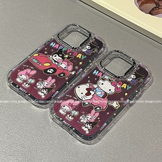 เคสโทรศัพท์มือถือ กันกระแทก ลายการ์ตูนเฮลโลคิตตี้น่ารัก สไตล์เกาหลี สําหรับ Iphone 14 pro max 13promax 12pro iPhone11