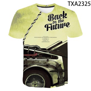 เสื้อยืด พิมพ์ลายภาพยนตร์ Back To The Future สไตล์ฮาราจูกุ สตรีท 2022