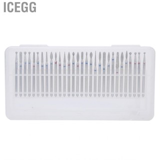 Icegg Nail Bits Drill Convenient To Use 30pcs Wearresistant For