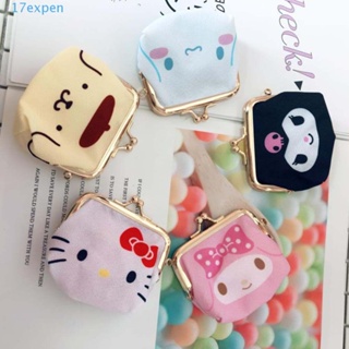 Expen กระเป๋าสตางค์ กระเป๋าใส่เหรียญ ลายการ์ตูน Cinnamoroll Kuromi ขนาดเล็ก สําหรับผู้หญิง