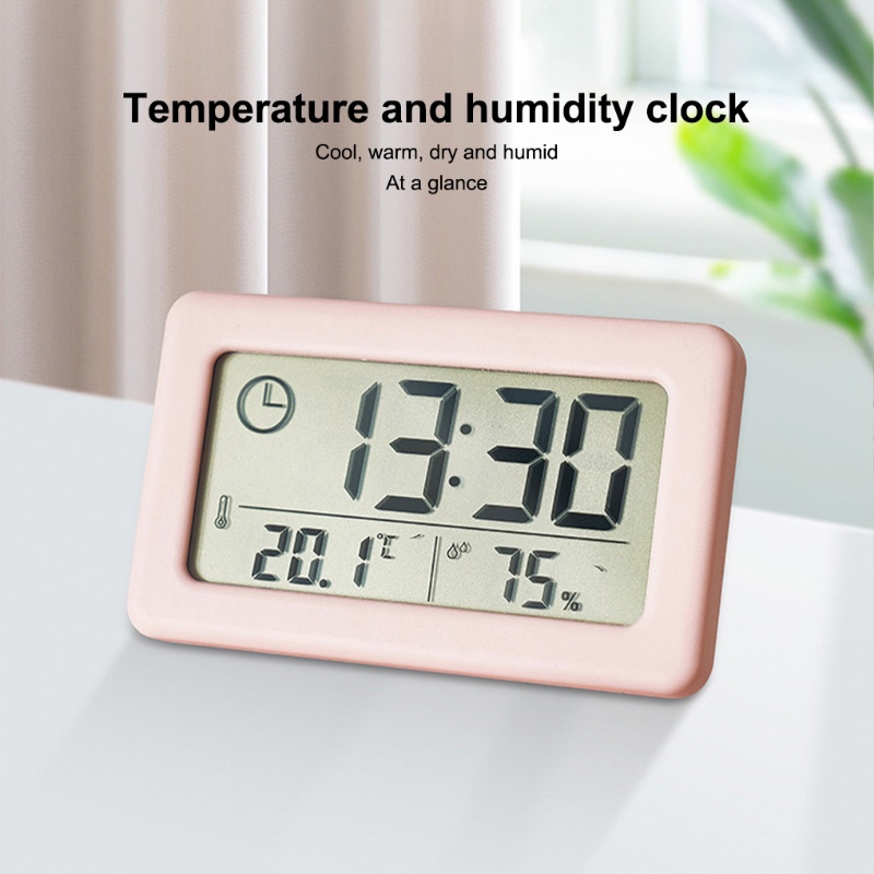 นาฬิกาตั้งโต๊ะดิจิตอล เครื่องวัดอุณหภูมิ เครื่องวัดความชื้น ปฏิทิน แบตเตอรี่ อุปกรณ์อิเล็กทรอนิกส์