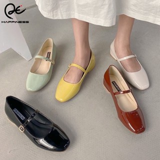 【Cheaper shipping】ISS721 Mary Janes ส้นเตี้ยสวมใส่สบายและเดินง่าย