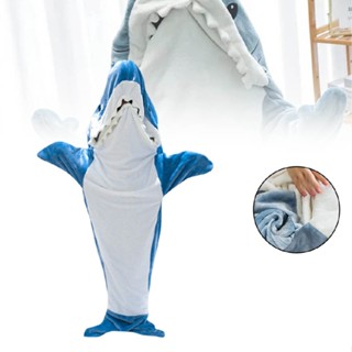 New Shark Blanket Hoodie Adult Super Soft Cozy Flannel Wearable Hoodie Winter