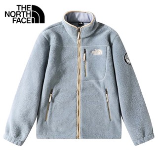 เสื้อแจ็กเก็ต ผ้าฝ้าย ปักลายโลโก้ The North Face แบบดั้งเดิม แฟชั่นคู่รัก