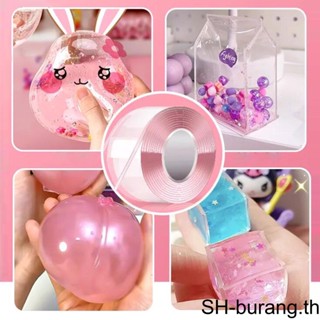 เทปกาวสองหน้า ปักเลื่อม สีฟ้า DIY สําหรับตกแต่งผนัง