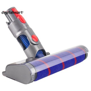 หัวแปรงลูกกลิ้ง แบบนิ่ม สําหรับเครื่องดูดฝุ่นสุญญากาศ Dyson V8 V7 V10 V11