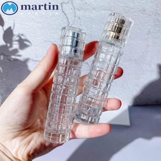 Martin ขวดแก้วใส่น้ําหอม เครื่องสําอาง แบบพกพา เติมได้ สีทอง สีเงิน