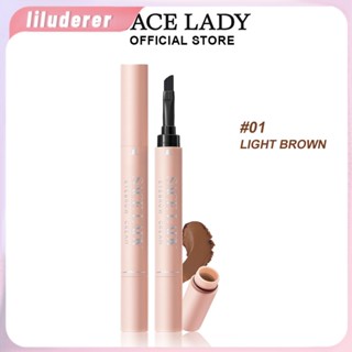 Sace Lady Eyebrow Cream Waterproof Long-term Tattoo Eyebrow Gel Brush 2 In 1 Colored Eyebrow Pen Long Lasting Eye Makeup HO