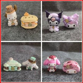 ฟิกเกอร์ Fash Sanrio Dimsum Kuromi Melody Pochacco Cinnamoroll Macaron ของเล่นสําหรับเด็ก