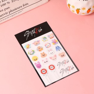 Kpop Stray Kids SKZOO Cute Cartoon Waterpoof DIY Stickers PVC Scrapbook Stationery Kids Boy Girl Clearance sale