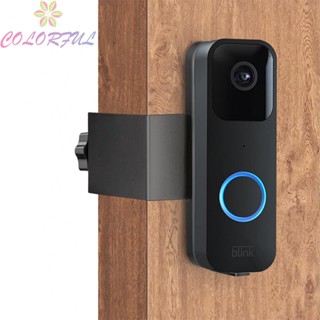 【COLORFUL】Doorbell Mount Black/Silver Easy Installation No Drilling Required Affordable