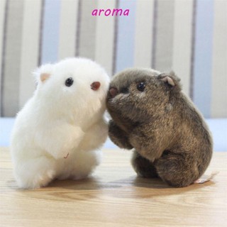 Aroma ตุ๊กตาหนูตะเภาจําลอง ขนาด 18-25 ซม. สําหรับตกแต่งบ้าน