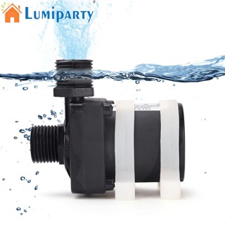 Lumiparty DC 12V/24V ปั๊มน้ํา เสียงเบา มอเตอร์ไร้แปรงถ่าน ปั๊มจุ่ม ขนาดเล็ก สําหรับตู้ปลา สวน