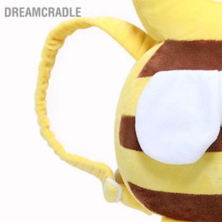 DreamCradle เบาะรองศีรษะทารกรูปผึ้งสีเหลืองเบาะเด็กวัยหัดเดินทารกความปลอดภัยหัวป้องกันแผ่น