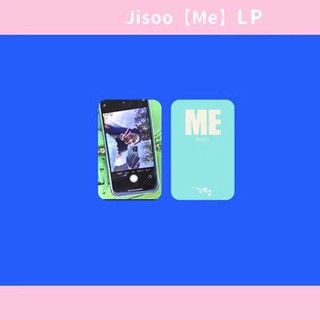 โปสการ์ดโฮโลแกรมเลเซอร์ JISOO SOLO Album ME Photocards Black-Pink สีดํา สีชมพู 3-4 ชิ้น ต่อชุด