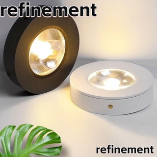 Refinement ไฟดาวน์ไลท์ Led 7W 5W 3W ติดเพดาน บางพิเศษ สีขาว สําหรับห้องครัว