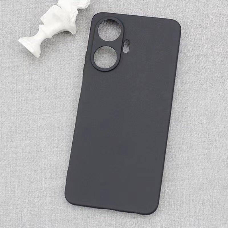 เคส Realme C55 สำหรับเรียลมี ซิลิโคนสีดำ กันกระแทก นิ่ม TPU Case