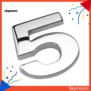 Skym* สติกเกอร์ตราสัญลักษณ์ตัวอักษร ตัวเลข มีกาวในตัว สําหรับตกแต่งรถยนต์