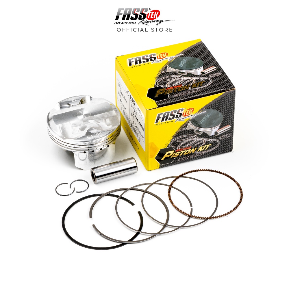 65MM LC135 Y15 PISTON LC135 65MM 4V (OFFSET 0.4MM) FASSTEK