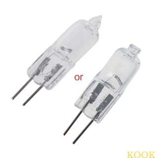 Kook หลอดไฟฮาโลเจน 12V G4 12V 20W สําหรับ JC Type Bi-pin Light Clear G4 Bi-pin