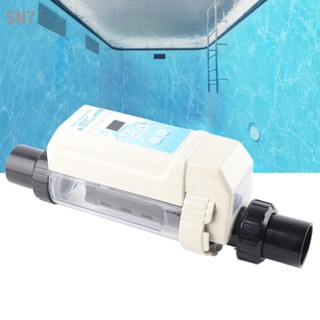 SN7 EC20 20g/H SPA Chlorine Generator Electrolyzer Swimming Pool Salt Chlorinator 100‑240V