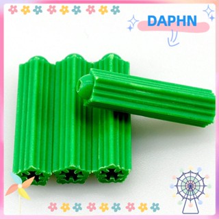 Daphs สกรูยึดผนัง พลาสติก สีเขียว 8 มม. X26 มม. 200 ชิ้น