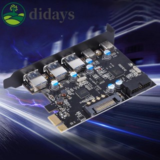 บอร์ดเอ็กซ์เพรส USB 3.0 PCI SATA 15-Pin 20-Pin สําหรับ Windows XP Vista 7 8 [Didays.th]