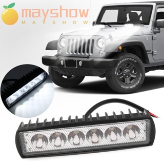 Mayshow บาร์ไฟ LED 6 ดวง 800LM สว่างมาก สําหรับติดรถยนต์