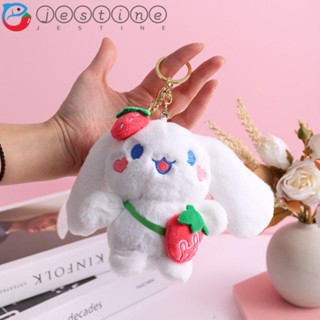 Jestine พวงกุญแจ จี้ตุ๊กตา Cinnamoroll Kawaii ของขวัญคริสต์มาส สําหรับตกแต่งกระเป๋านักเรียน กระเป๋าเป้สะพายหลัง DIY