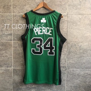 [MY พร้อมส่ง] Paul Pierce #34 เสื้อกีฬาบาสเก็ตบอล ทีม Boston Celtics Retro NBA