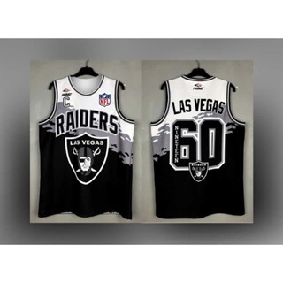 เสื้อกีฬาแขนสั้น ลายทีม Raiders Splash Las Vegas [UNK] พร้อมยาง [UNK] PRIMO Active Wear