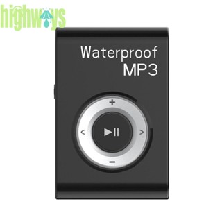 เครื่องเล่น MP3 พร้อมคลิปวิทยุ FM เครื่องเล่น MP3 สําหรับว่ายน้ํา วิ่ง ขับขี่ Z#B [highways.th]