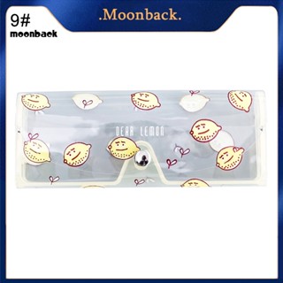 &lt;moonback&gt; กล่องใส ลายการ์ตูนสัตว์น่ารัก สําหรับใส่แว่นตากันแดด