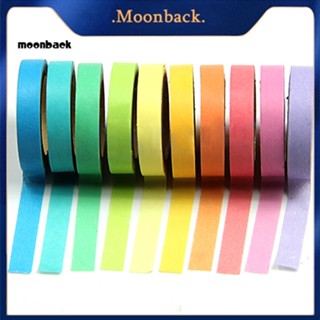 &lt;moonback&gt; เทปกาววาชิ สําหรับตกแต่งสมุดภาพ DIY 10 ม้วน