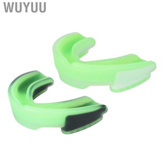 Wuyuu Sports Mouthguard  EVA Non‑Toxic Shock‑Absorbing Frame Max Mouth Guard for Basketball Lacrosse Hockey