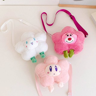 Cartoon Flower Crossbody Bag Female 2023 Spring New Western Style Shoulder Bag Strawberry Bear Doll Cute Small Bag Q6V0