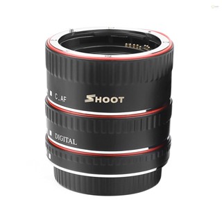 [พร้อมส่ง]SHOOT Xt-364 ชุดแหวนอะแดปเตอร์ขยายเลนส์มาโคร โฟกัสอัตโนมัติ AF 13 มม. 21 มม. 31 มม. แบบเปลี่ยน สําหรับเลนส์ EF EF-S EOS 550D 600D 650D 700D 750D 760D 800D