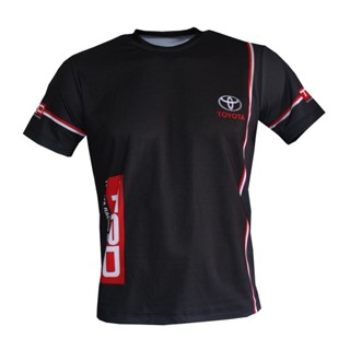 เสื้อยืดแขนสั้น พิมพ์ลาย Toyota Racing สไตล์เรโทร แฟชั่นสําหรับผู้ชาย และผู้หญิง