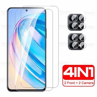 ฟิล์มกระจกนิรภัยกันรอยหน้าจอ 4in1 สําหรับ Honor X8A Hnor Honr X8A X 8A X8 A HonorX8A 4G 2023